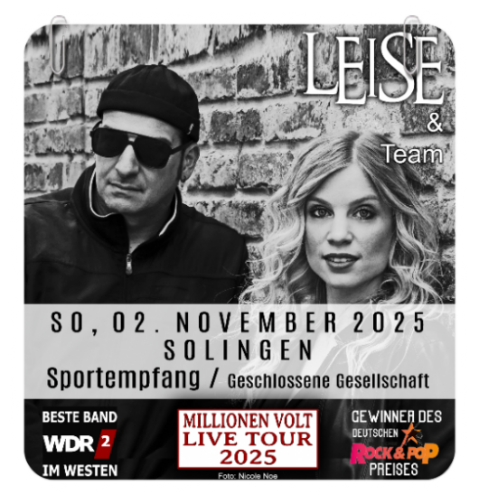 LEISE & Team LIVE in Solingen LEISE & Team spielen LIVE auf dem Sportempfang in Solingen